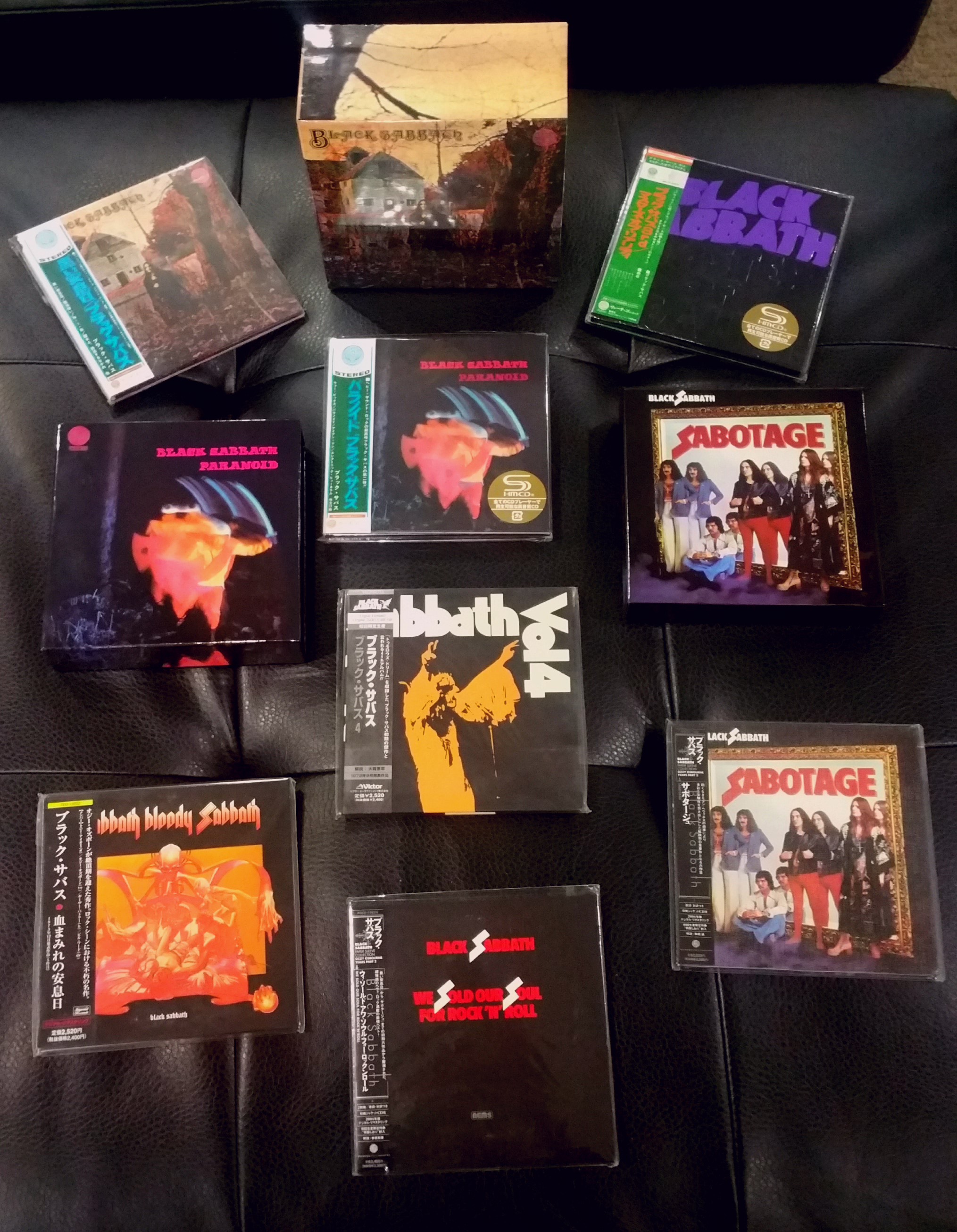 Home Of Metal Black Sabbath Japanese Mini Lp Discography